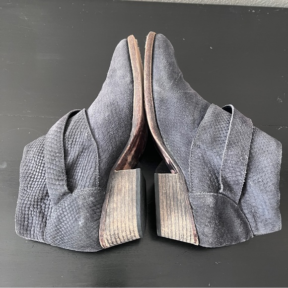 Free People Tortuga Buckle Ankle Bootie Blue/Gray Sz 40 - Picture 6 of 11